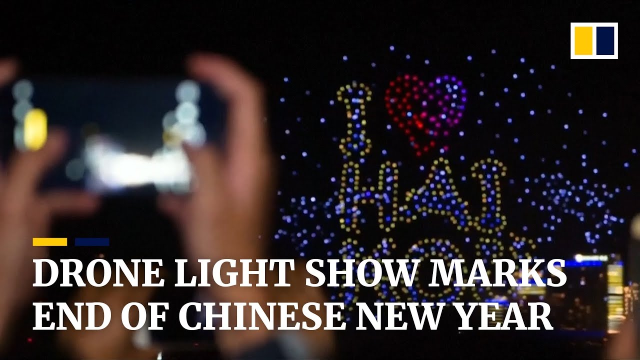 China new year drone show 2061